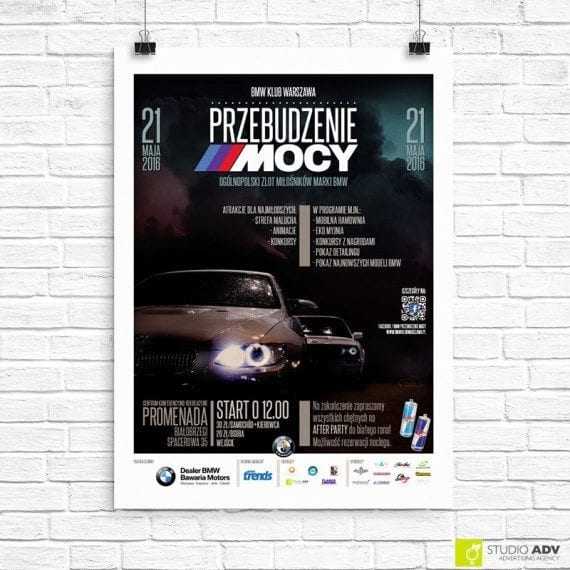 BMW Klub Warszawa reklama Przebudzenie Mocy
